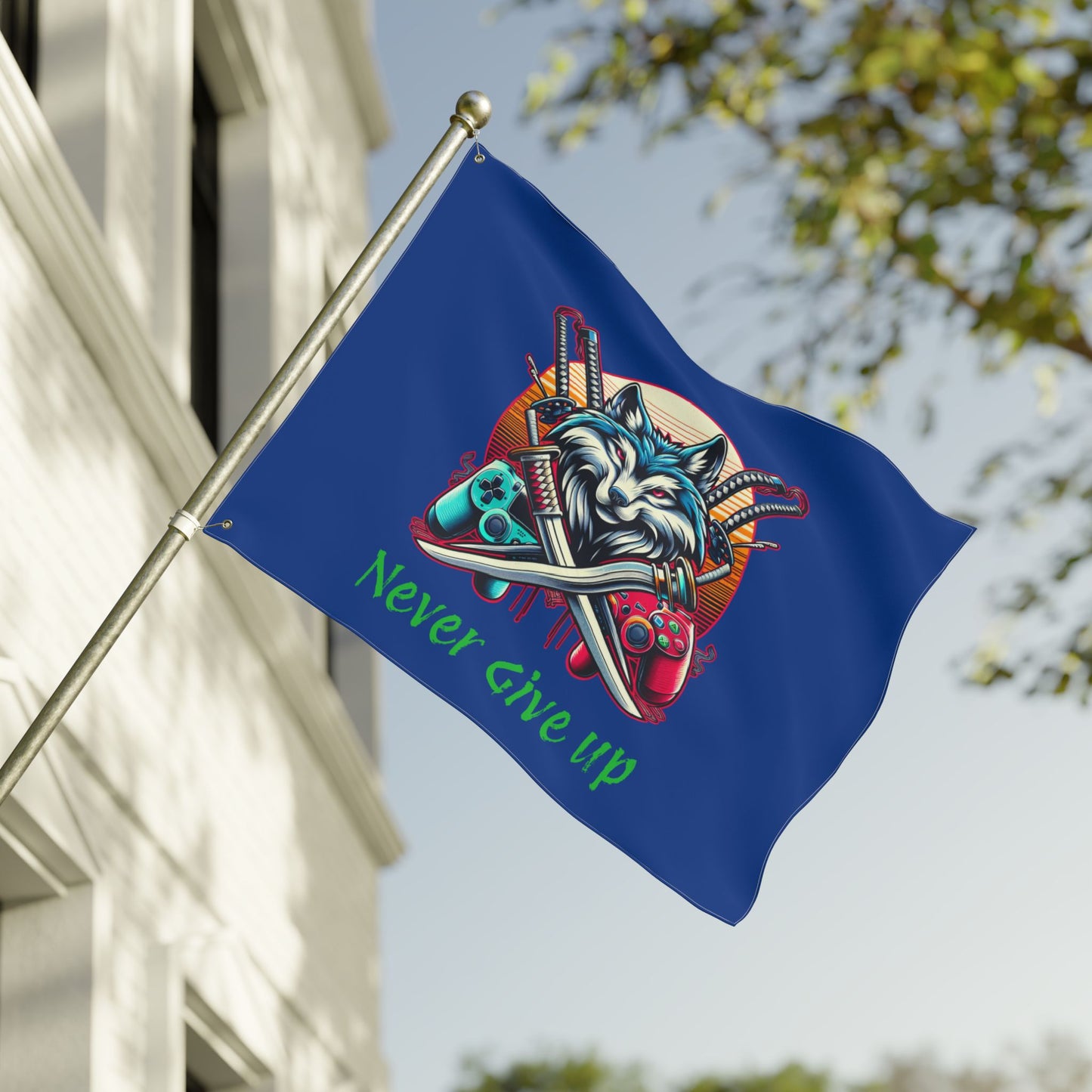 Flag - Xp Wolf Gamer Flag Double Sided Design